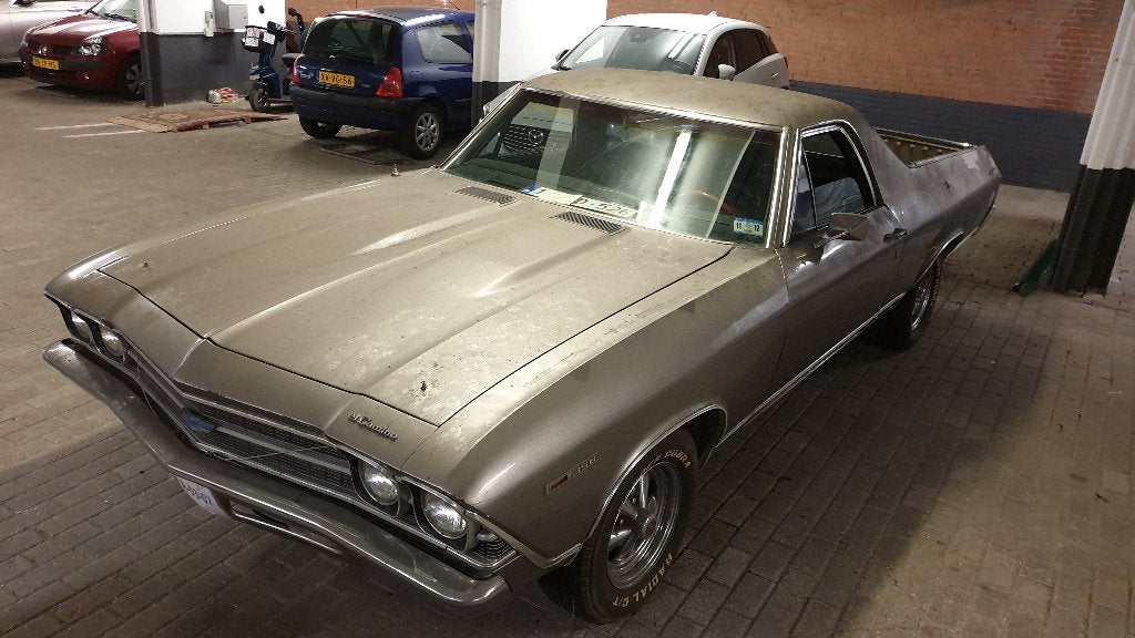 '69 Chevrolet ElCamino Custom, Auto's, Automaat, Achterwielaandrijving, Zwart, Overige carrosserieën
