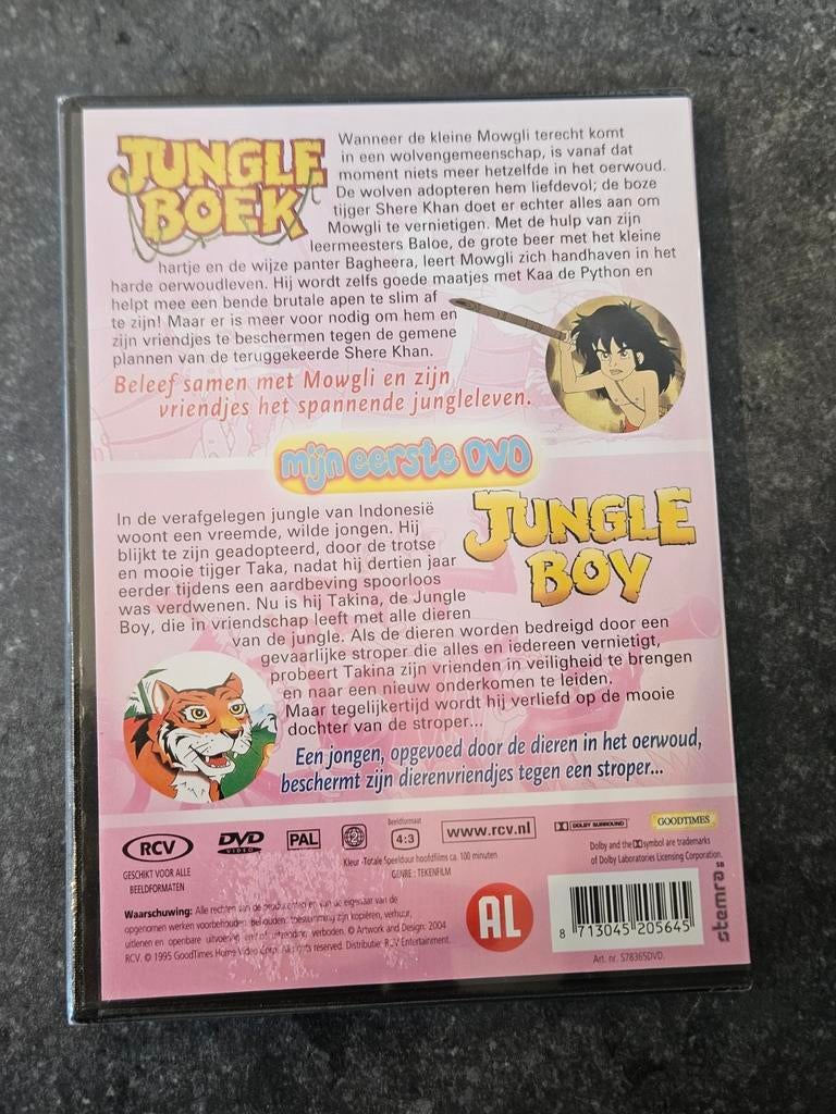 DVD Jungle Boek en Jungle Boy NIEUW gesealed, Avontuur, Alle leeftijden, Ophalen of Verzenden, Nieuw in verpakking