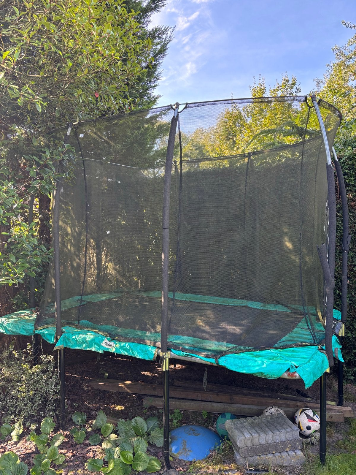Salta Trampoline 2x3m, Ophalen, Gebruikt