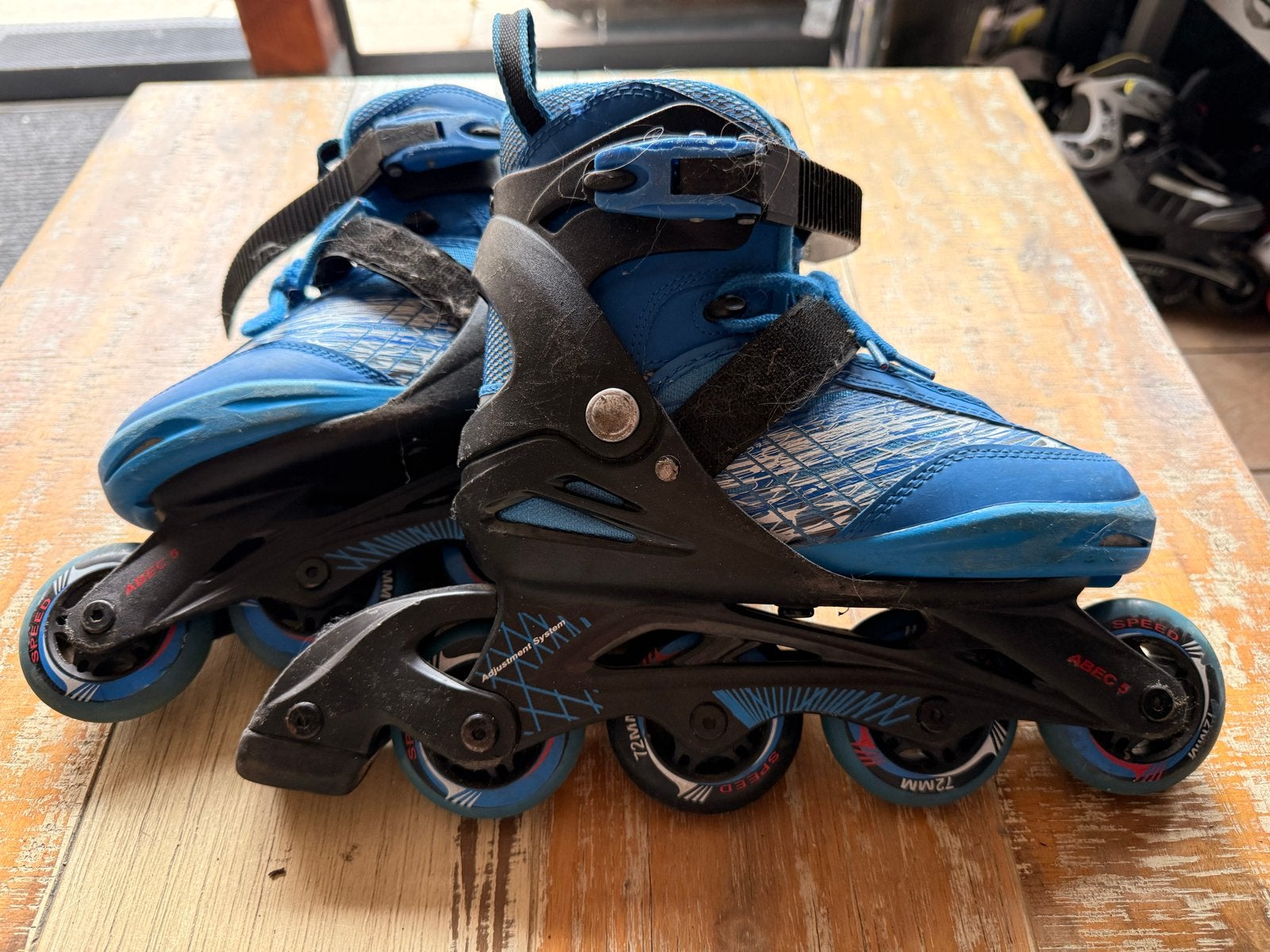 Skeelers - Verstelbaar Maat 33-37 - Blauw, Kinderen, Inline skates 4 wielen, Ophalen, Overige merken