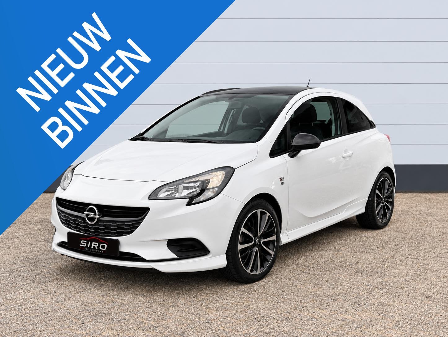 Opel Corsa 1.4T OPC-Line * Navi * Carplay * 20DKM ! * Garant, Auto's, Voorwielaandrijving, Euro 5, Zwart, Wit