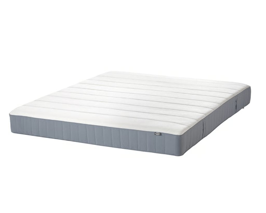 Mattress – VESTERÖY, firm/light blue, 140x200cm, Huis en Inrichting, Slaapkamer | Matrassen en Bedbodems, Ophalen, Tweepersoons