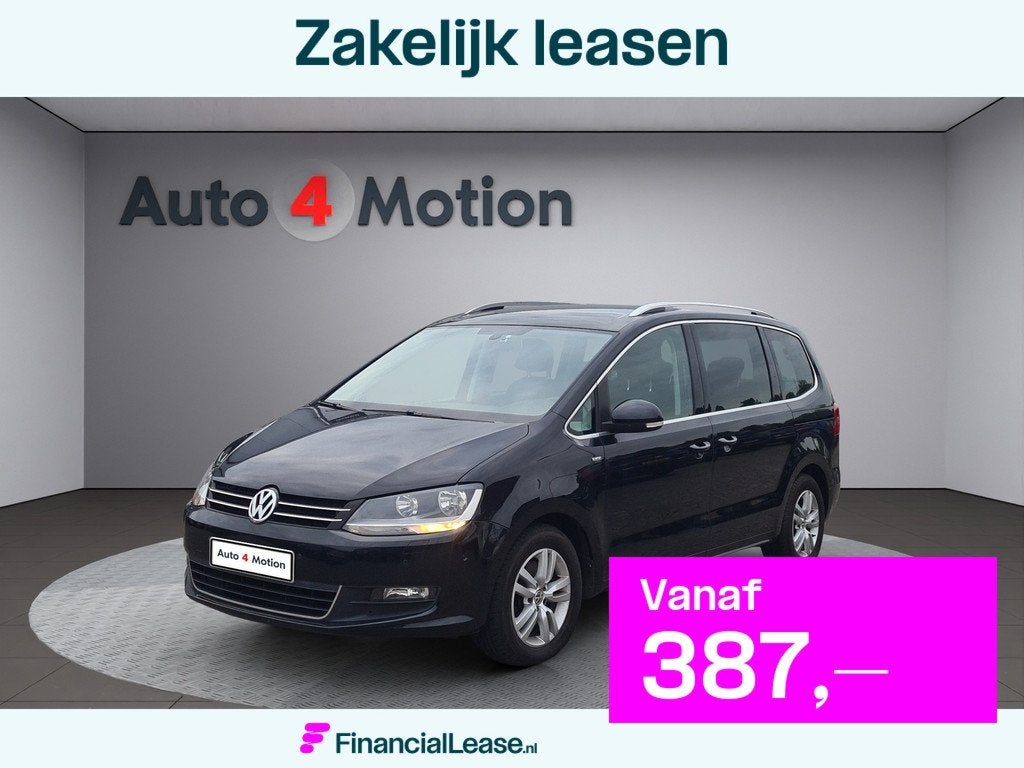 Volkswagen Sharan 1.4TSI Highline 7p Met ECC I NAVIG I STOEL, Voorwielaandrijving, Euro 5, Stof, 4 cilinders