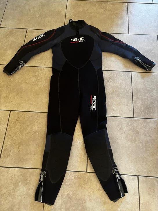 SEAC Warm+Flex 7mm Wetsuit - Zeer Goede Staat, Ophalen of Verzenden, Zo goed als nieuw, Duikpak