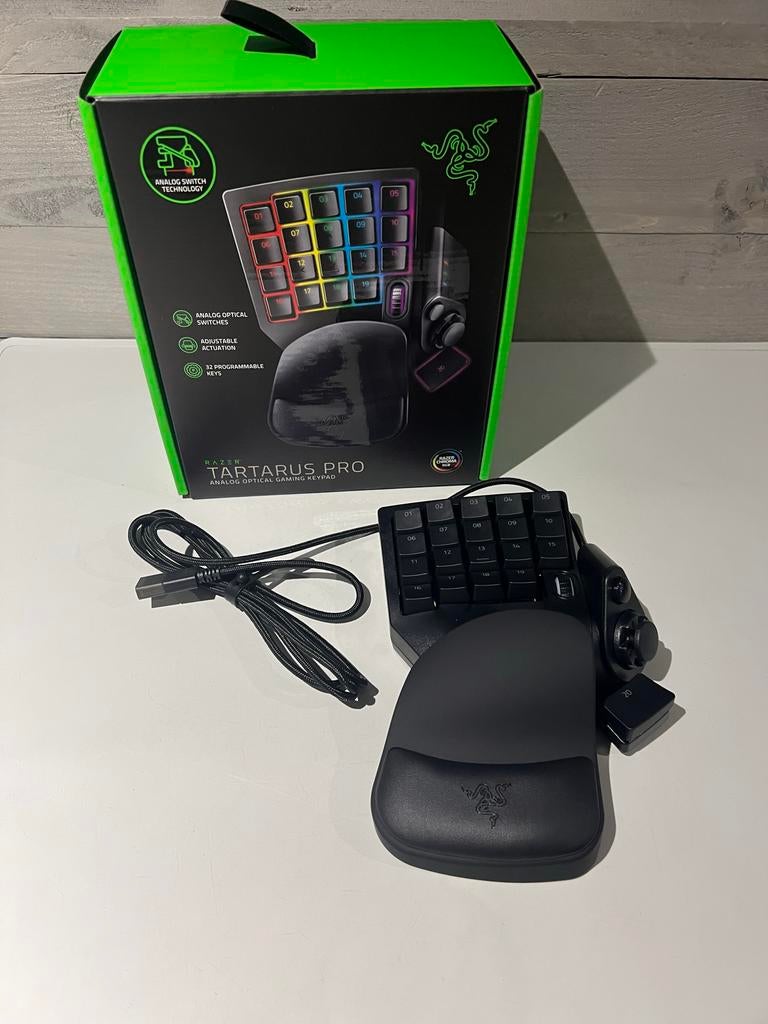 Razer Tartarus Pro Chroma Gaming Keypad - Zwart - PC, Nieuw, Ophalen of Verzenden, Nvt, Razer