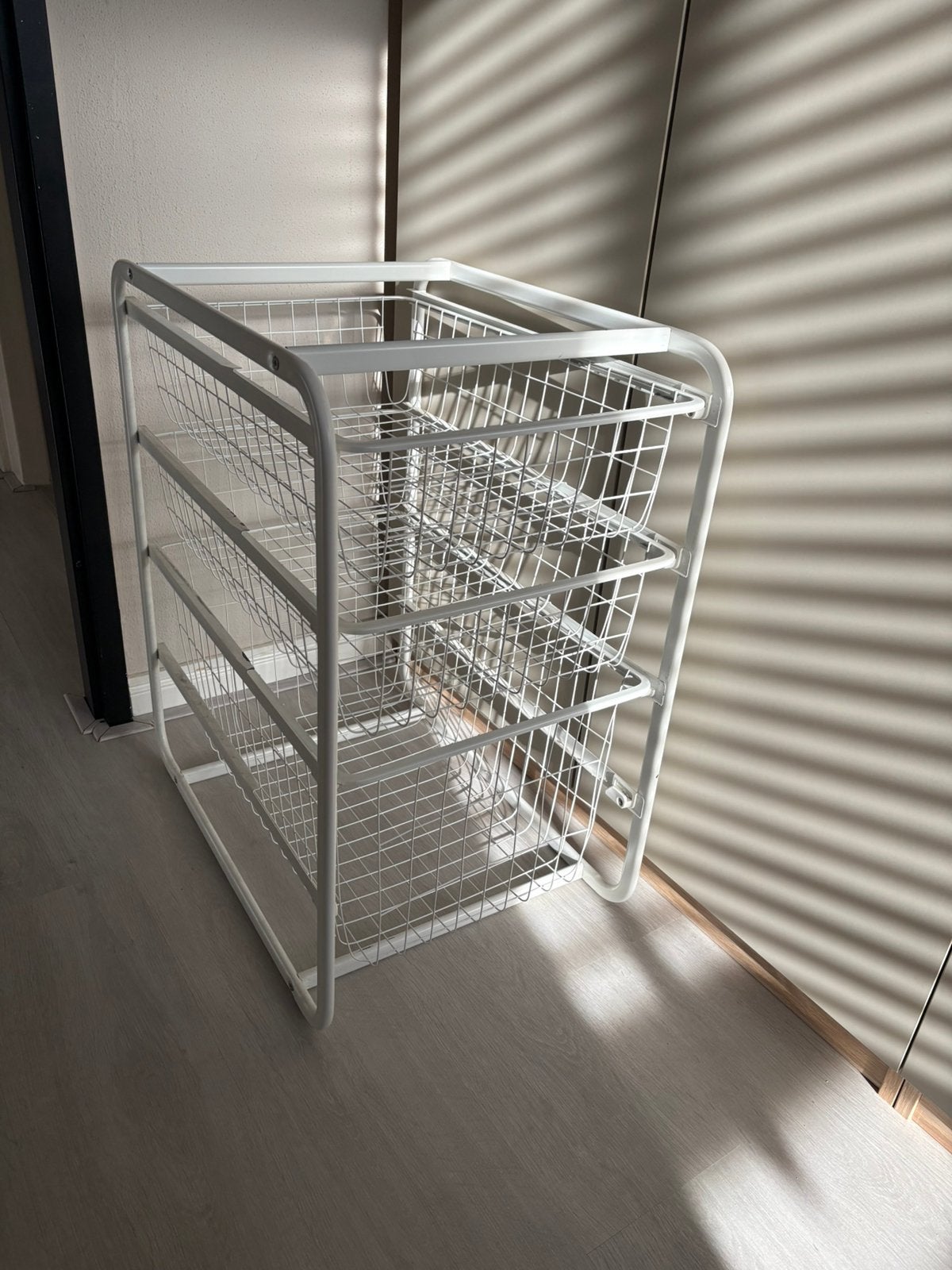 Ikea opberger rek met 3 manden, Ophalen, Zo goed als nieuw