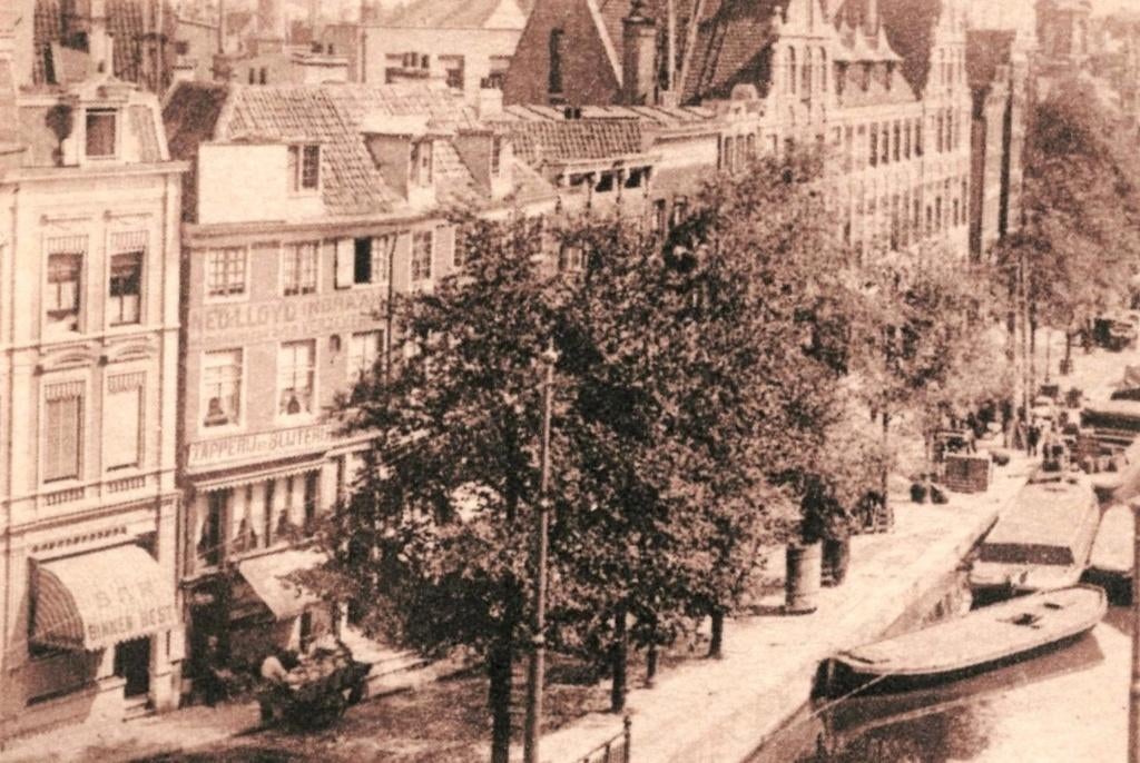 939559 Amsterdam Singel Nette oude kaart Onbeschreven, Ophalen of Verzenden, 1920 tot 1940, Ongelopen, Noord-Holland