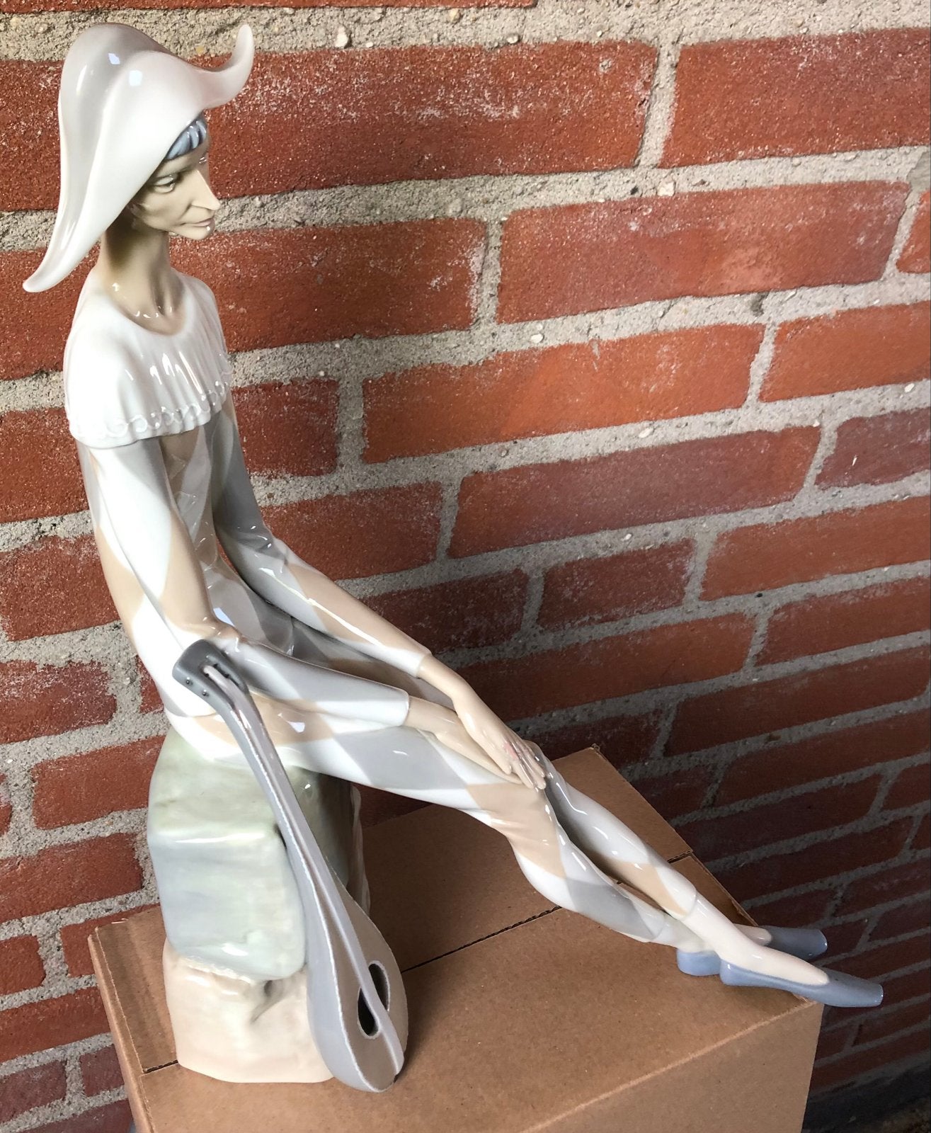 Lladro Trieste Arlequin Porseleinen Beeld 4558- Zeldzaam, Ophalen of Verzenden