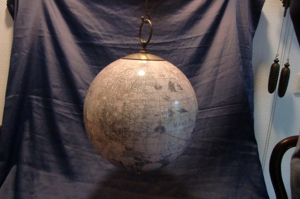 Wereldbol hangend Diameter 32 cm, Ophalen of Verzenden, Gebruikt