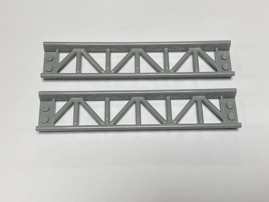 Partij 2x nieuwe Lego rechte rails 16L in diverse kleuren