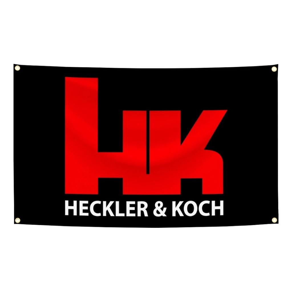 Grote vlaggen Heckler & Koch (150x90cm), Ophalen of Verzenden, Nieuw