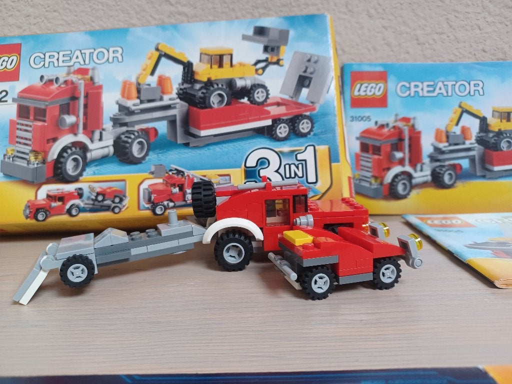 COMPLEET: ZGAN LEGO Creator Transportwagen - 31005, Lego, Ophalen of Verzenden, Zo goed als nieuw, Creator