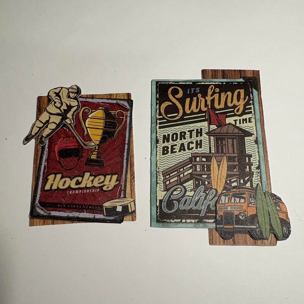3d plaatjes hockey/surfing nu 0,40, Ophalen of Verzenden, Nieuw, Overige thema's, Knipvel