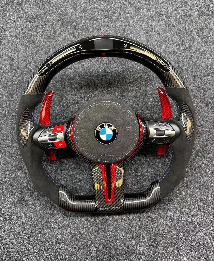 BMW M Performance Carbon Suède LED Sportstuur, Ophalen