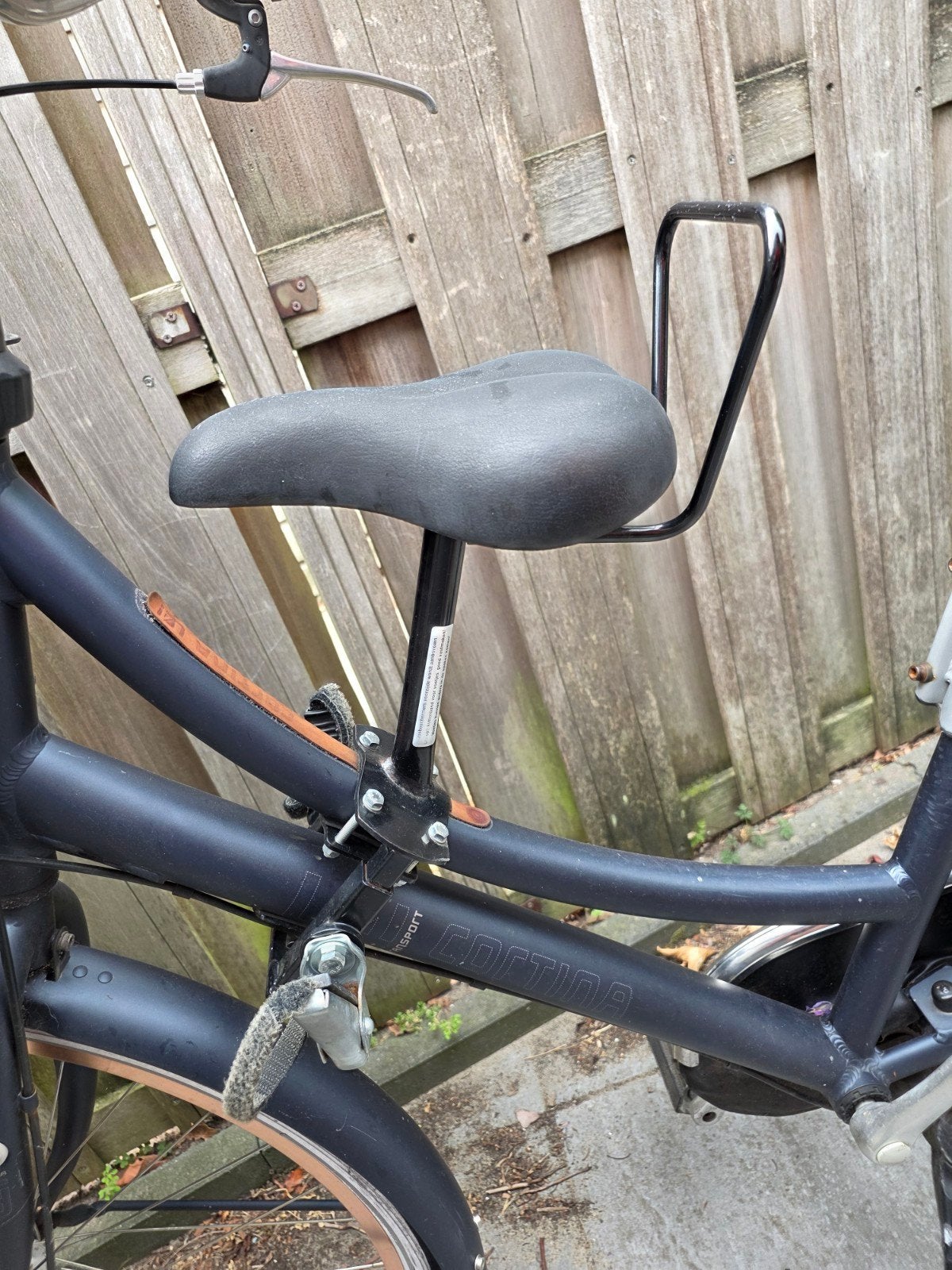 Stangzitje oa voor cortina fiets, Ophalen, Gebruikt, Voorzitje