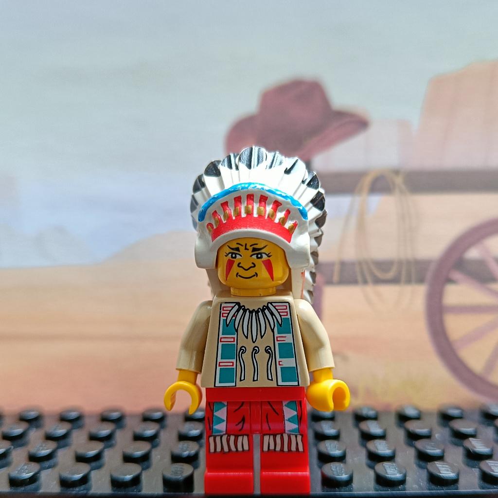 Lego Indian Chief 1 Big Chief Rattle Snake  Big Chief Rattle, Gebruikt, Overige thema's, Lego, Ophalen of Verzenden