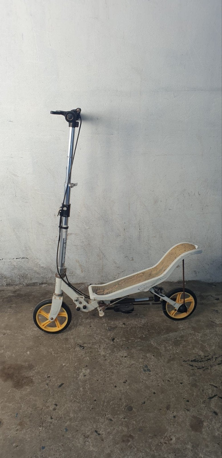 Space Scooter X580 - Unieke Step met Voortstuwing, Fietsen en Brommers, Steps, Gebruikt, Gewone step, Ophalen of Verzenden