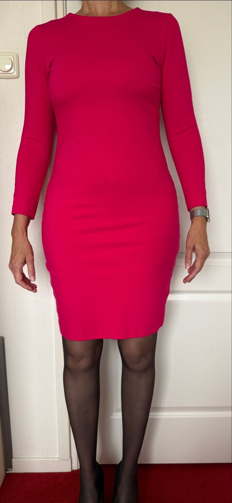 Hallhuber jurk roze maat 38/40 (M), Kleding | Dames, Maat 38/40 (M), Ophalen of Verzenden, Zo goed als nieuw, Roze