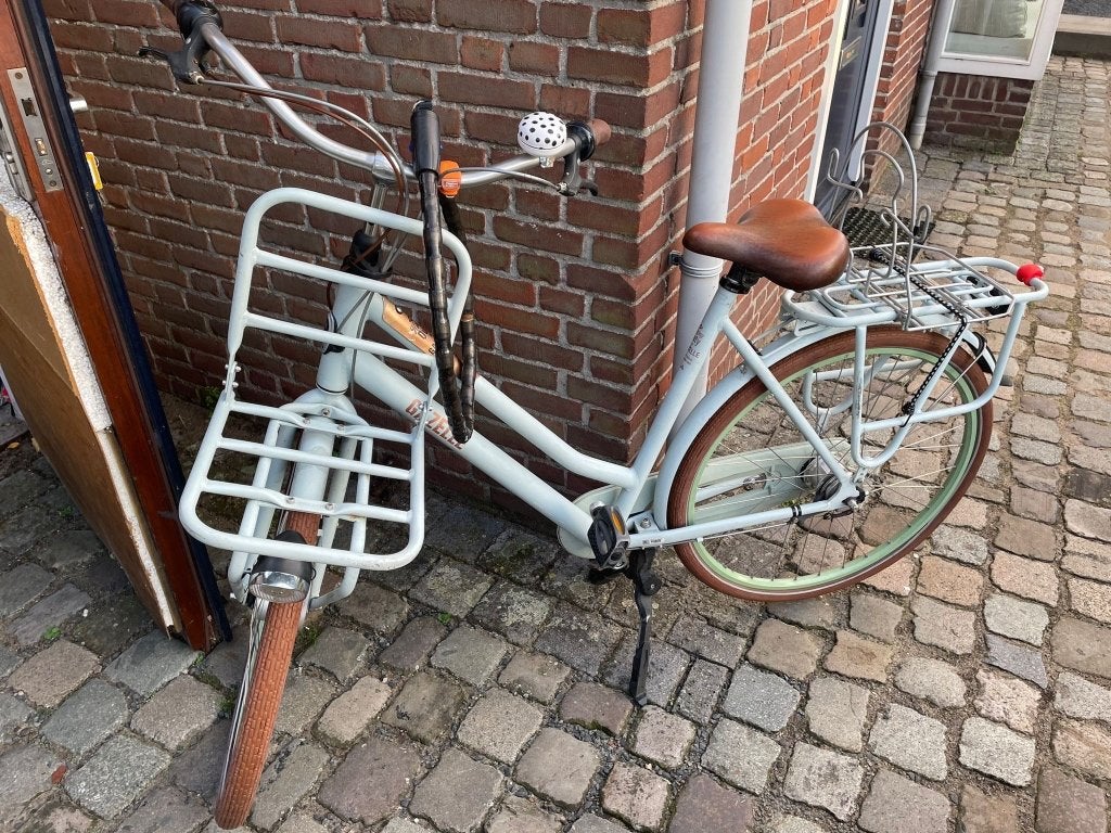 Damesfiets, Fietsen en Brommers, Gebruikt, Versnellingen, Schijfrem, Ophalen