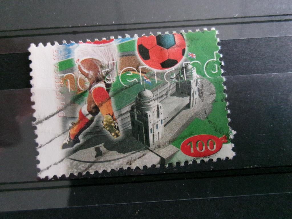 1996 - ek voetbal (276b), Postzegels en Munten, Postzegels | Nederland, Verzenden, Gestempeld