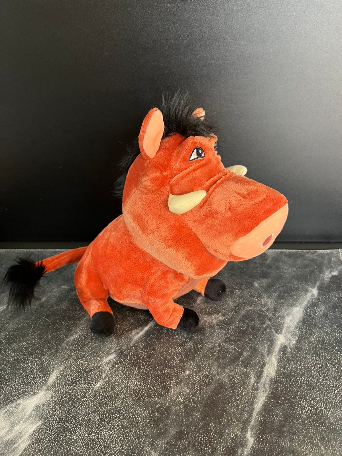 Disney knuffel The Lion King Pumba 25/30 cm, Ophalen of Verzenden, Leeuwenkoning of Jungle Boek, Zo goed als nieuw, Knuffel