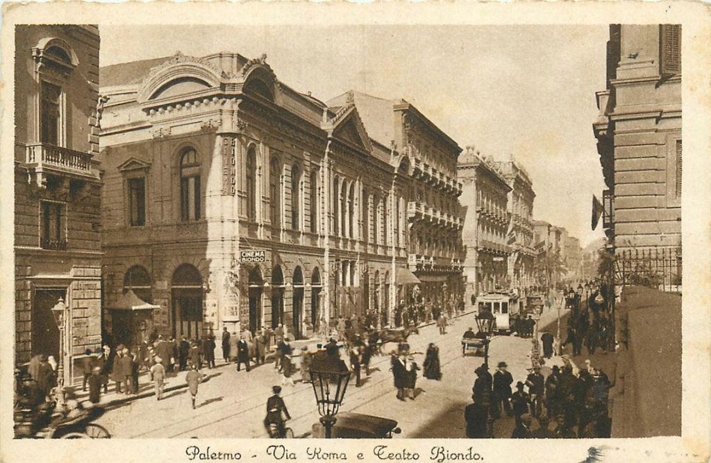 379-095-005 Palermo Via Roma, Ophalen of Verzenden, Voor 1920, Frankrijk