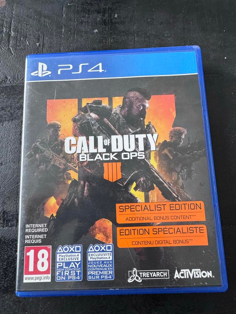 Call of Duty Black Ops 4 Specialist Edition PS4, Spelcomputers en Games, Online, Vanaf 18 jaar, Shooter, Ophalen of Verzenden