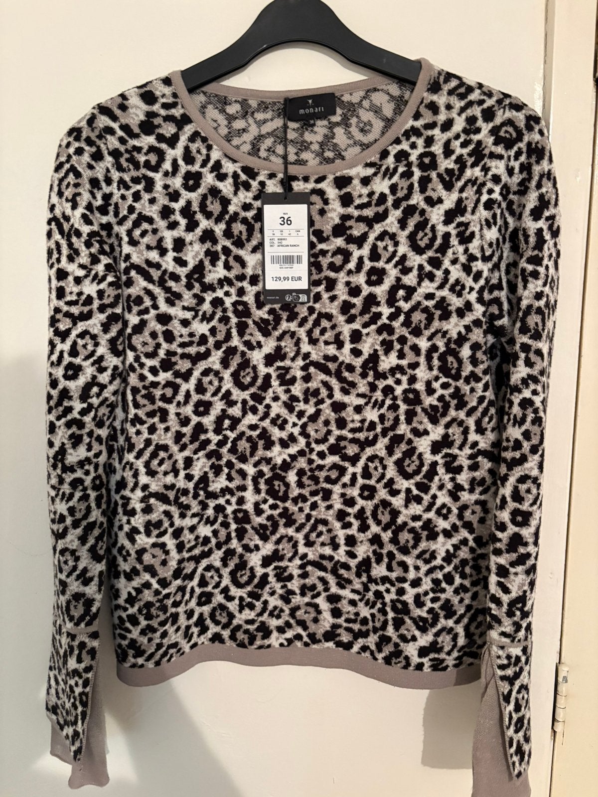 Aparte Monari trui mt 36, Kleding | Dames, Verzenden, Nieuw, Maat 36 (S), Grijs