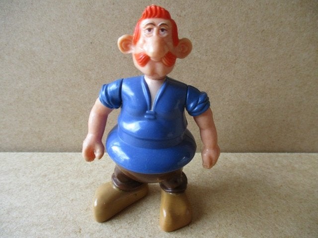 adv10855 asterix poppetje 3, Verzamelen, Ophalen, Asterix en Obelix, Gebruikt, Beeldje of Figuurtje