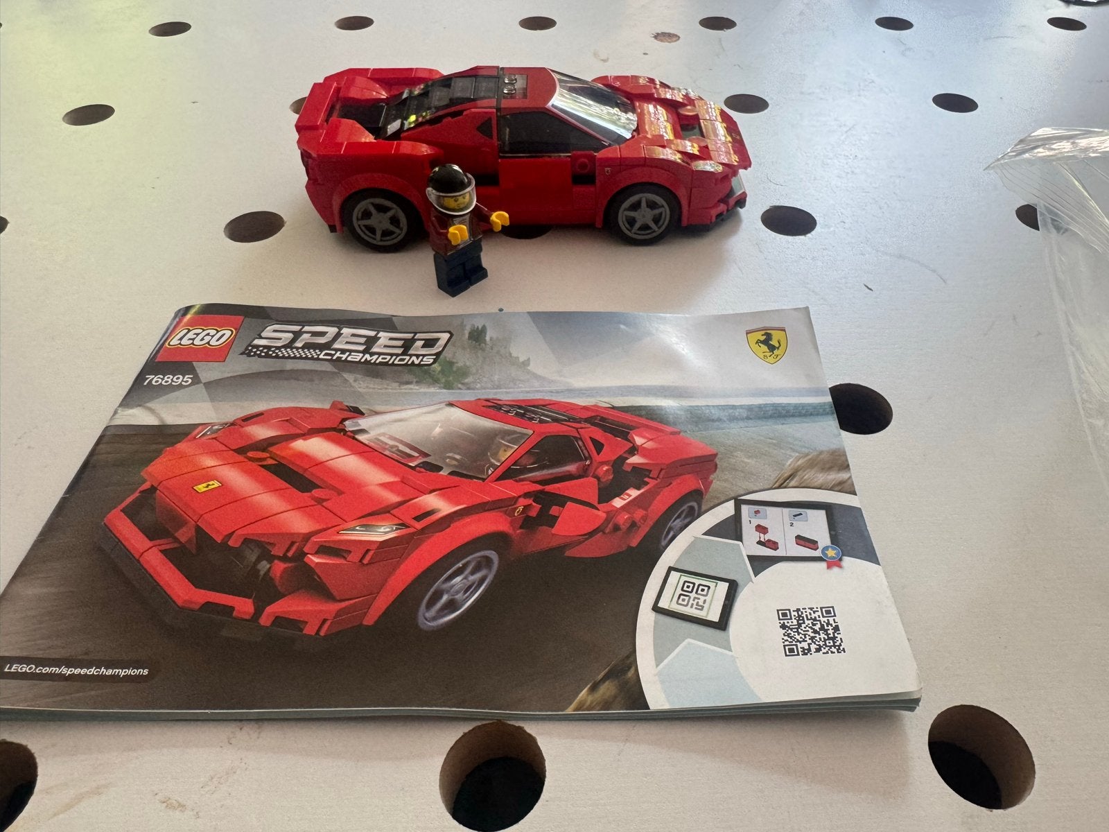 LEGO Speed Champions Ferrari F8 Tributo (76895), Ophalen of Verzenden, Zo goed als nieuw, Overige merken