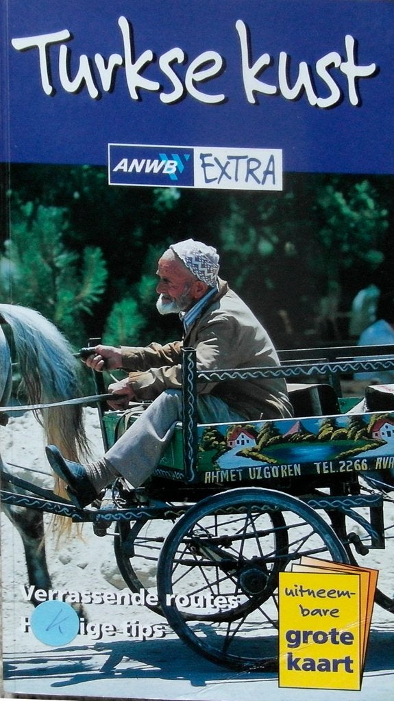 Turkse Kust (ANWB extra met grote kaart), Europa, Ophalen of Verzenden, Zo goed als nieuw, Reisgids of -boek