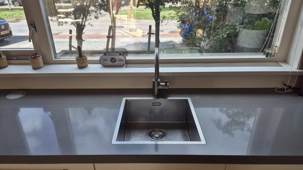 Complete keuken met apparatuur, Ophalen, Gebruikt, Wit, Hoekkeuken