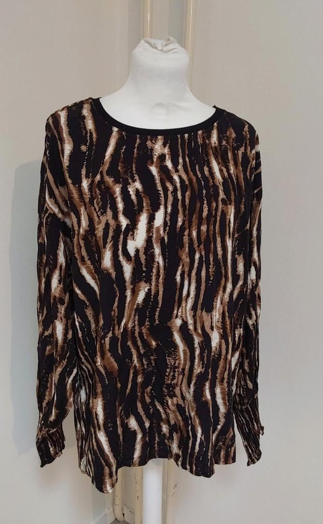 Prachtige top van I Say maat XL, okselm 59cm, 100% viscose, Kleding | Dames, Bruin, Ophalen of Verzenden, Zo goed als nieuw, I Say