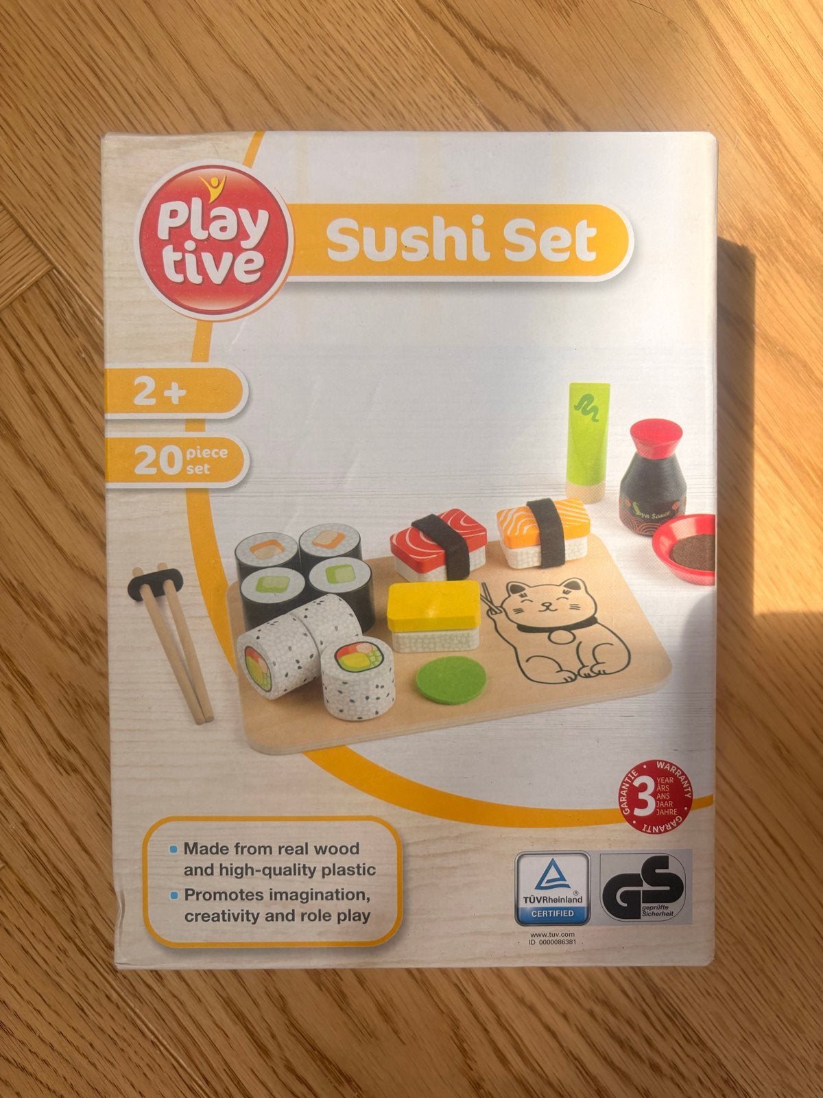 Nieuw Houten speelgoed Sushi Set - 20-delig Speelgoed, Kinderen en Baby's, Ophalen of Verzenden, Nieuw, Overige typen