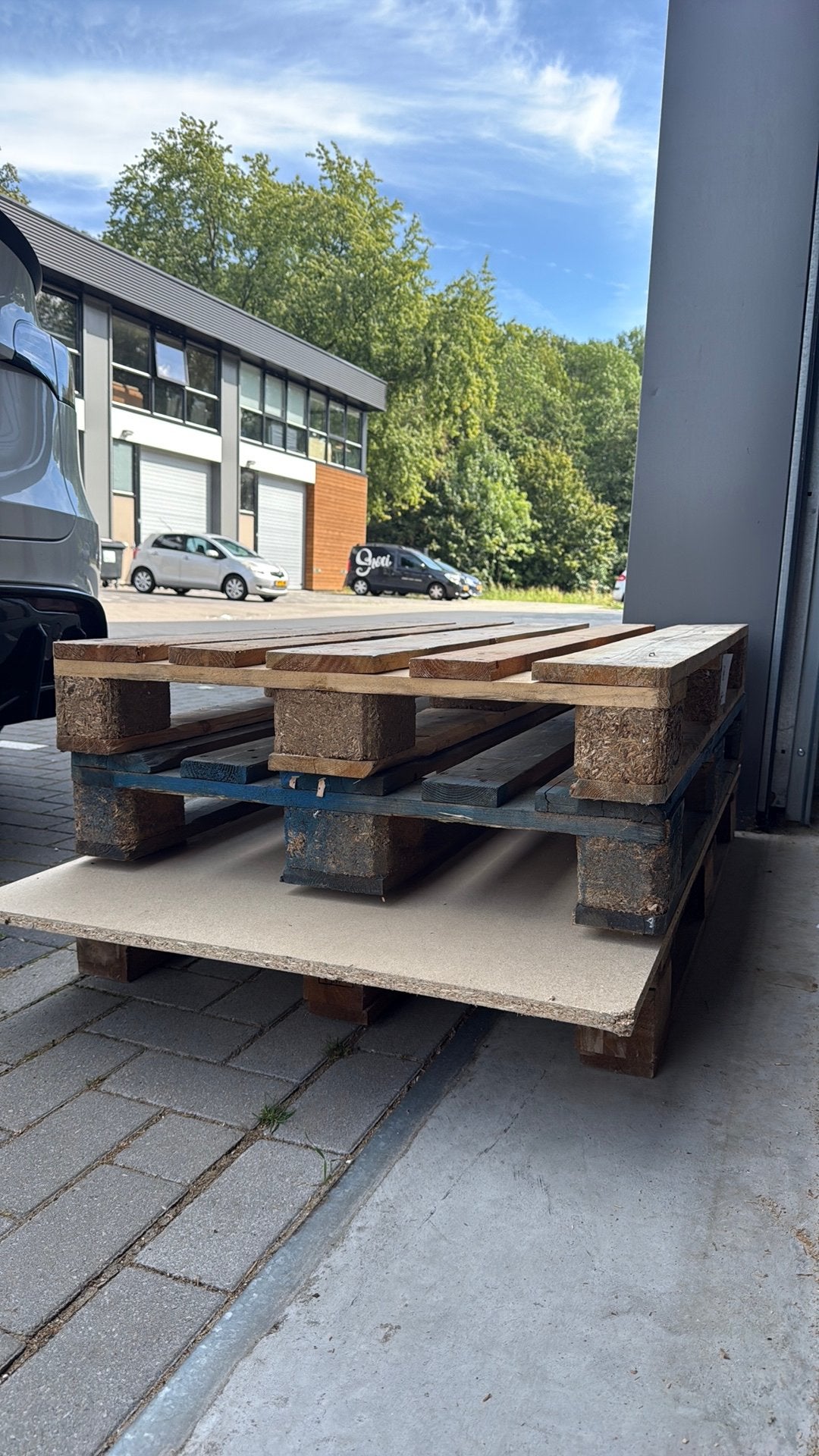 Palletts gratis, Ophalen, Minder dan 25 mm, Zo goed als nieuw, Plank