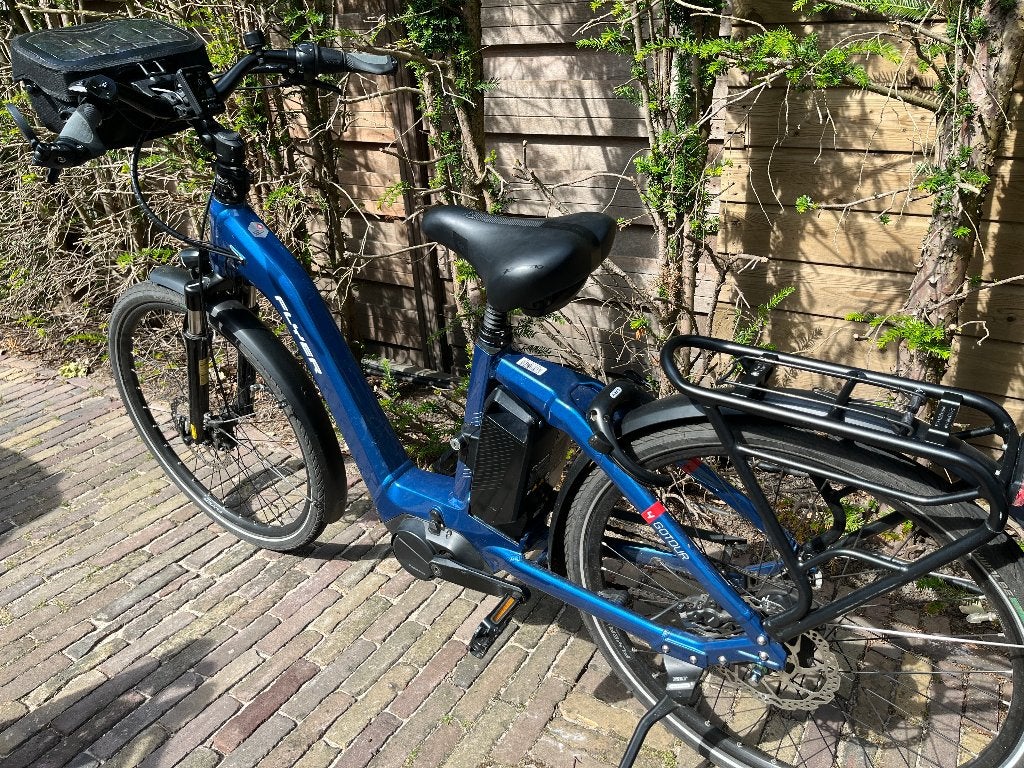 Flyer Gotour 4500 Comfort e-bike – maat XS – blauw, Minder dan 47 cm, Ophalen, Gebruikt, Overige merken