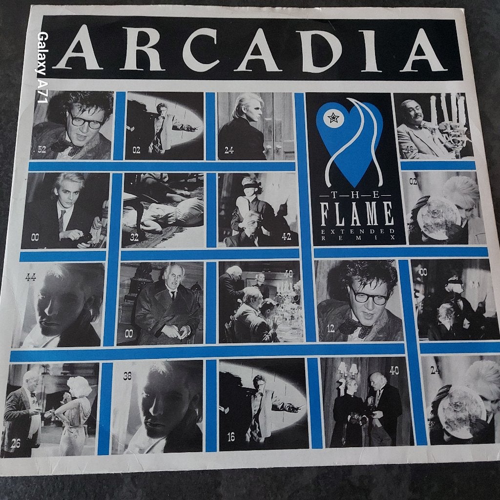 12 inch Maxisingel Arcadia - The Flame / Election Day, Cd's en Dvd's, Gebruikt, Pop, Ophalen of Verzenden, Fotohoes