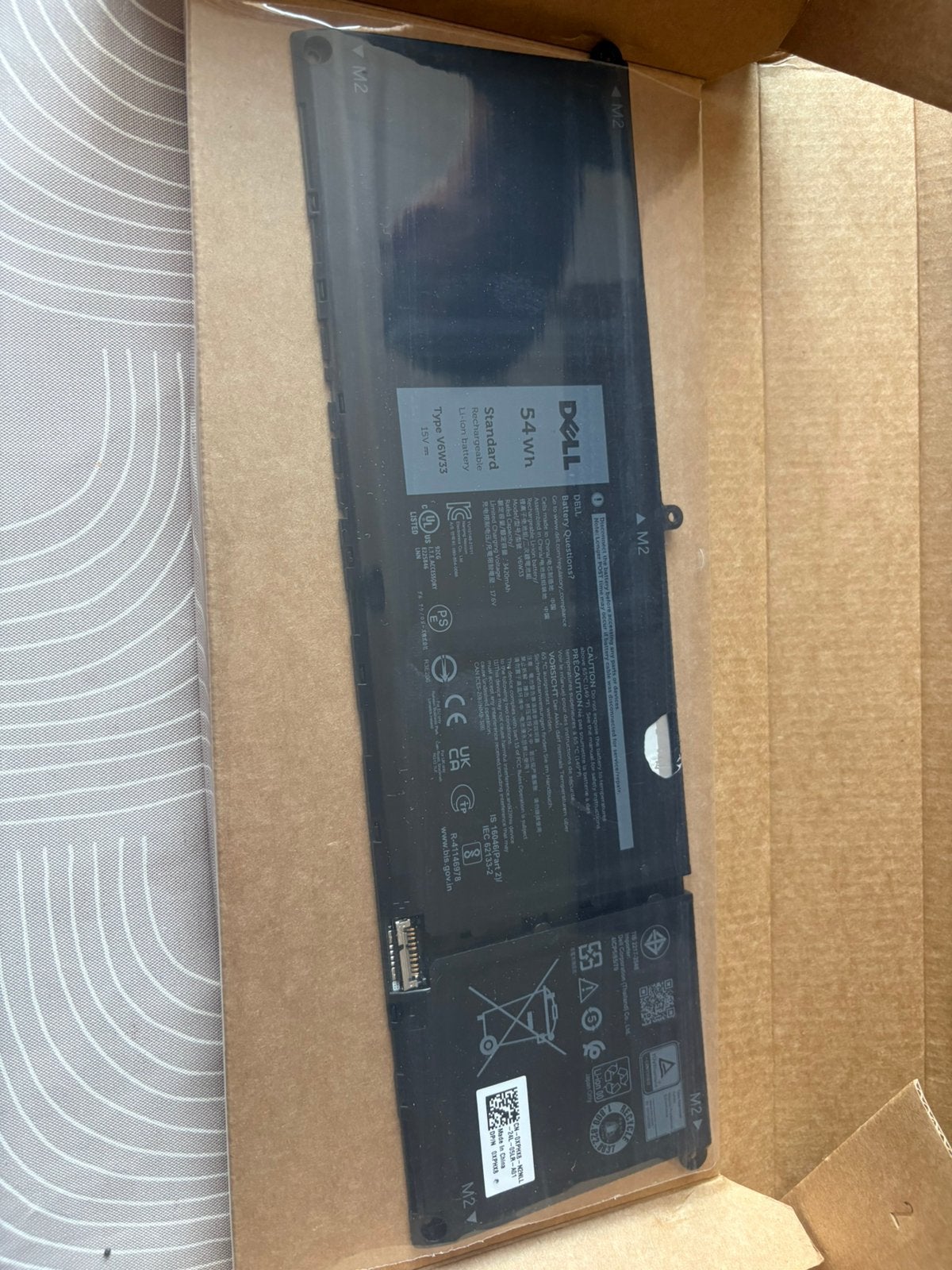 Originele Dell 54wh dell 3420 laptop accu nieuw, Ophalen of Verzenden, Nieuw