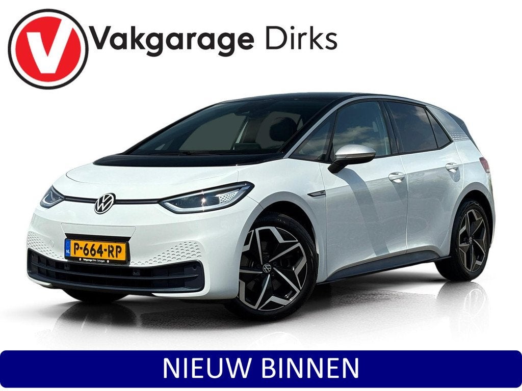 Volkswagen ID.3 First Plus 58 kWh ✅ IQ light ✅ Camera, Auto's, Volkswagen, Gebruikt, 375 min, ID.3, Wit