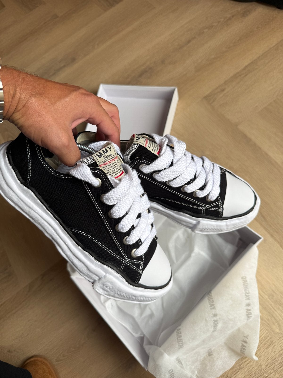 Maison Mihara Yasuhiro MAAT 43, Ophalen of Verzenden, Nieuw, Zwart, Sneakers of Gympen