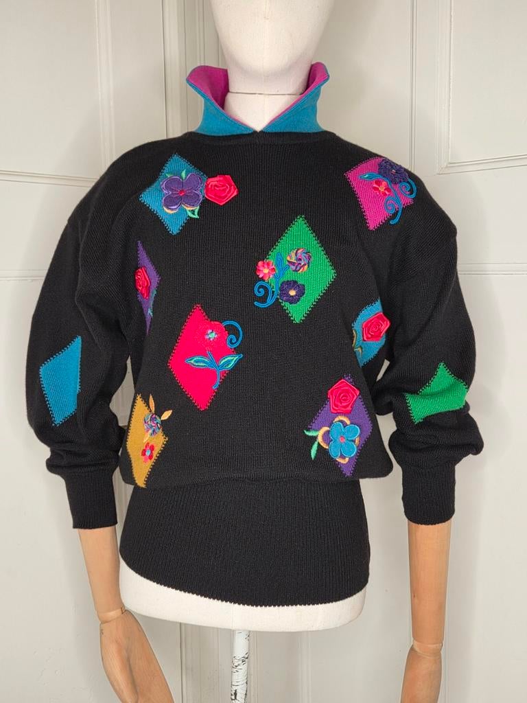 Vintage Escada by Margaretha Ley Trui - S - Designer HighEnd, Kleding | Dames, Truien en Vesten, Zo goed als nieuw, Maat 36 (S)