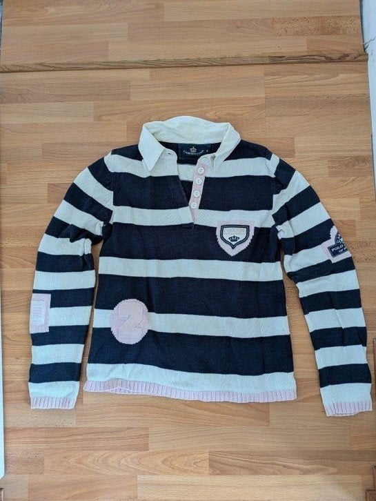 Trui L'Argentina donkerblauw wit gestreept maat 36, Kleding | Dames, Blauw, Maat 36 (S), Gedragen, L'Argentina