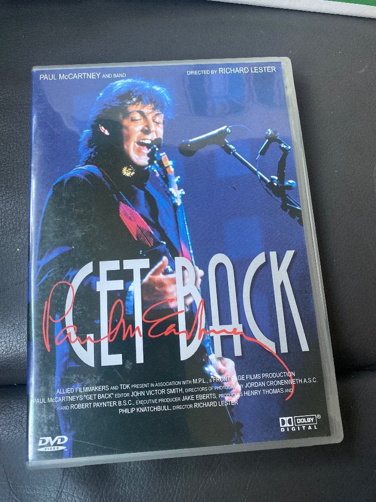 Paul McCartney - Get Back DVD (Concertregistratie), Alle leeftijden, Nederlands, Inclusief doosje, Ophalen of Verzenden
