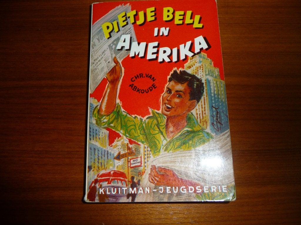 Pietje Bell in Amerika. Chr. Van Abkoude., Boeken, Kinderboeken | Jeugd | 10 tot 12 jaar, Ophalen of Verzenden, Gelezen, Chr. van Abkoude