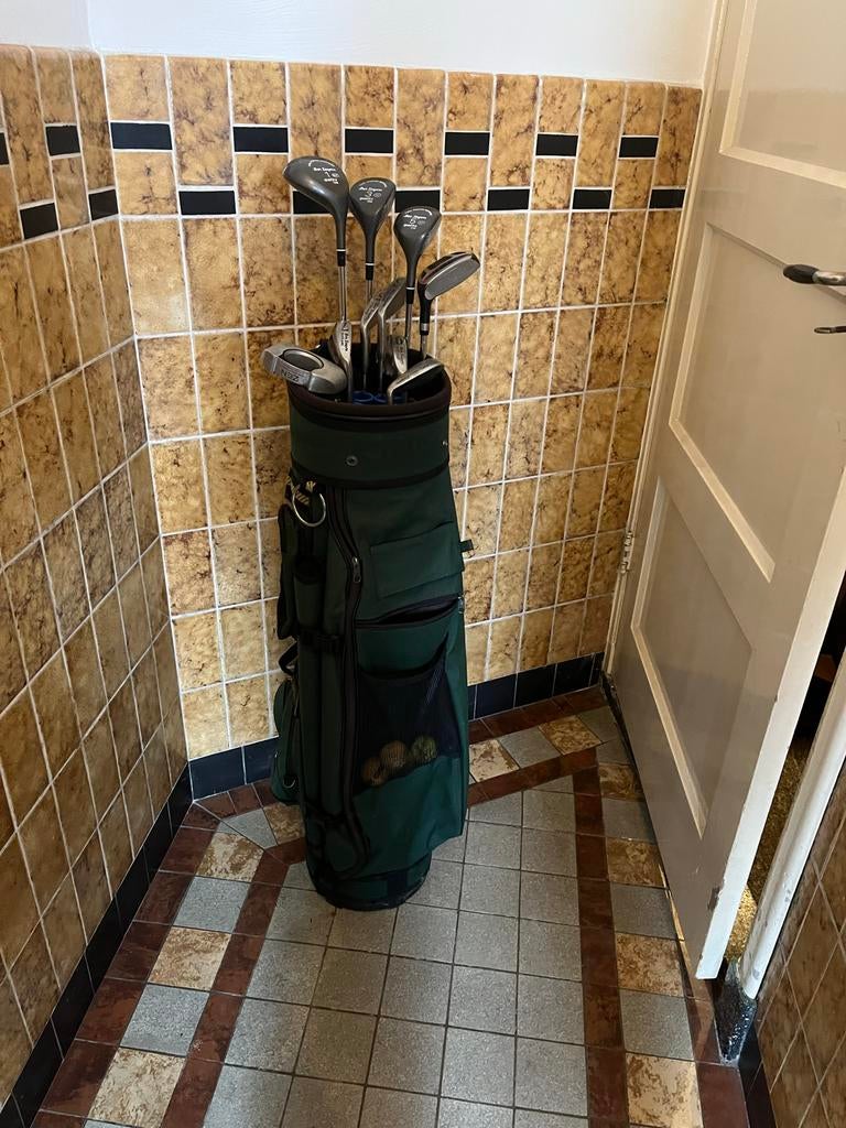 Golfclubs met tas, Ophalen of Verzenden, Gebruikt, Set, Overige merken