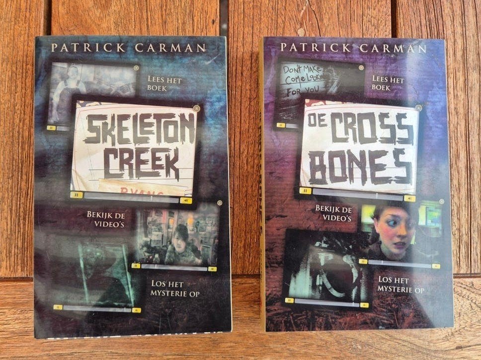 Skeleton Creek & De Crossbones - Patrick Carman (2 boeken), Ophalen of Verzenden, Zo goed als nieuw, Patrick Carman, Fictie