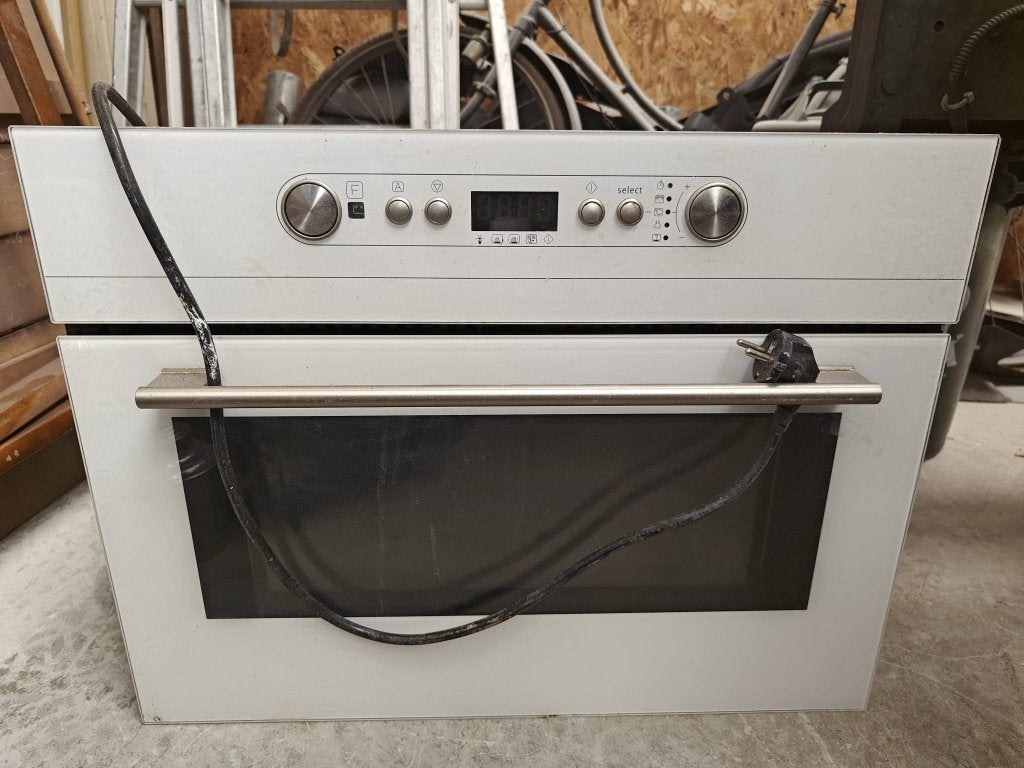 inbouw combi oven van ikea wit, Ophalen, Gebruikt, IKEA, Combi-oven
