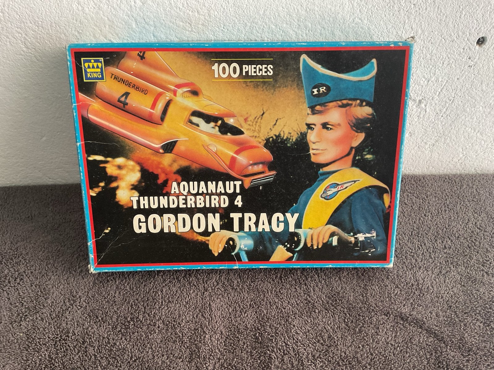 Vintage King Aquanaut Thunderbirds 4 Gordon Tracy Puzzel, Ophalen of Verzenden, Gebruikt