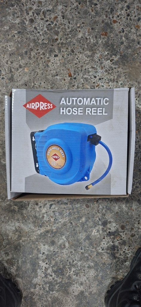 Airpress Luchtslanghaspel lucht 9m - PU Ø8x12 mm, 100 liter of meer, Ophalen, Nieuw, 10 bar of meer