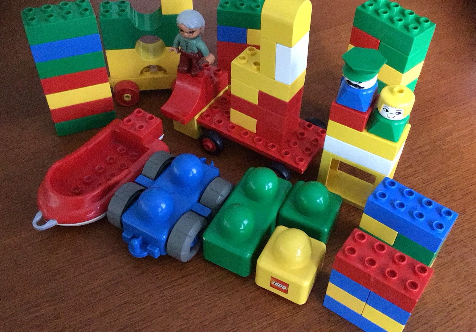 Leuke portie Lego Duplo en Lego Primo., Kinderen en Baby's, Ophalen of Verzenden, Gebruikt
